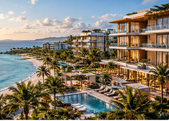 Desarrollo turístico y hotelero contemporáneo